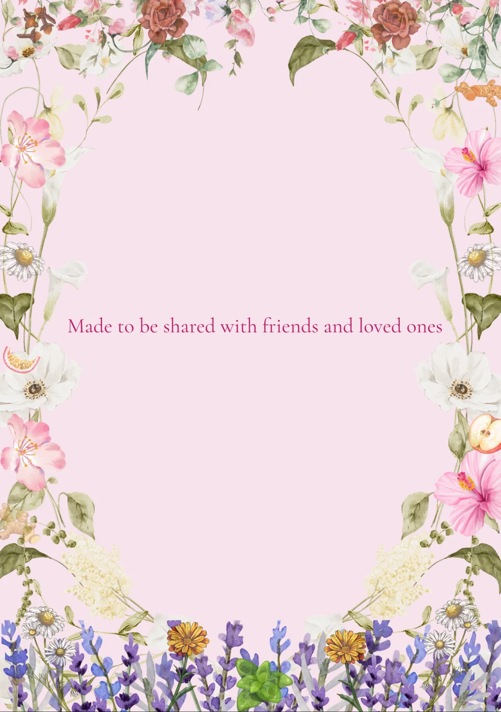 Floral closing page preview